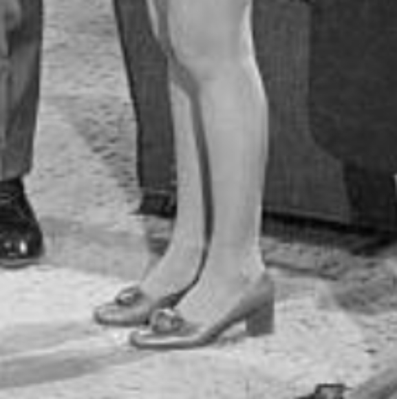 Vintage Miss Wonderful 1960-70's Black Patent Heeled  Loafer Style Pumps - Picture 15 of 16